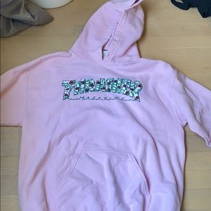 Pink thrasher hoodie